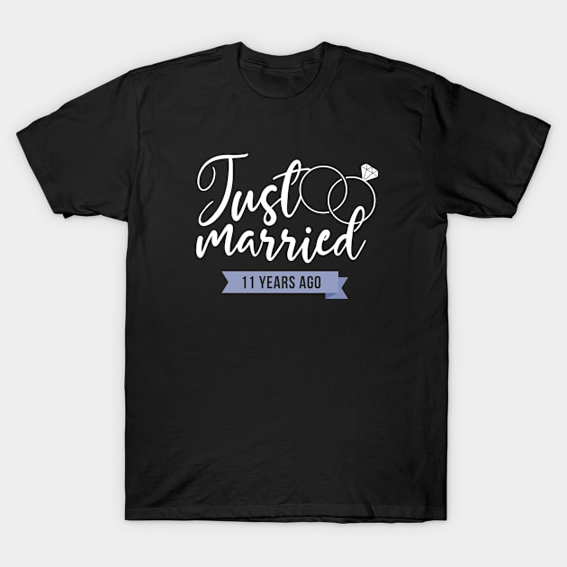 Just Married 11 years ago T-Shirt by hoopoe